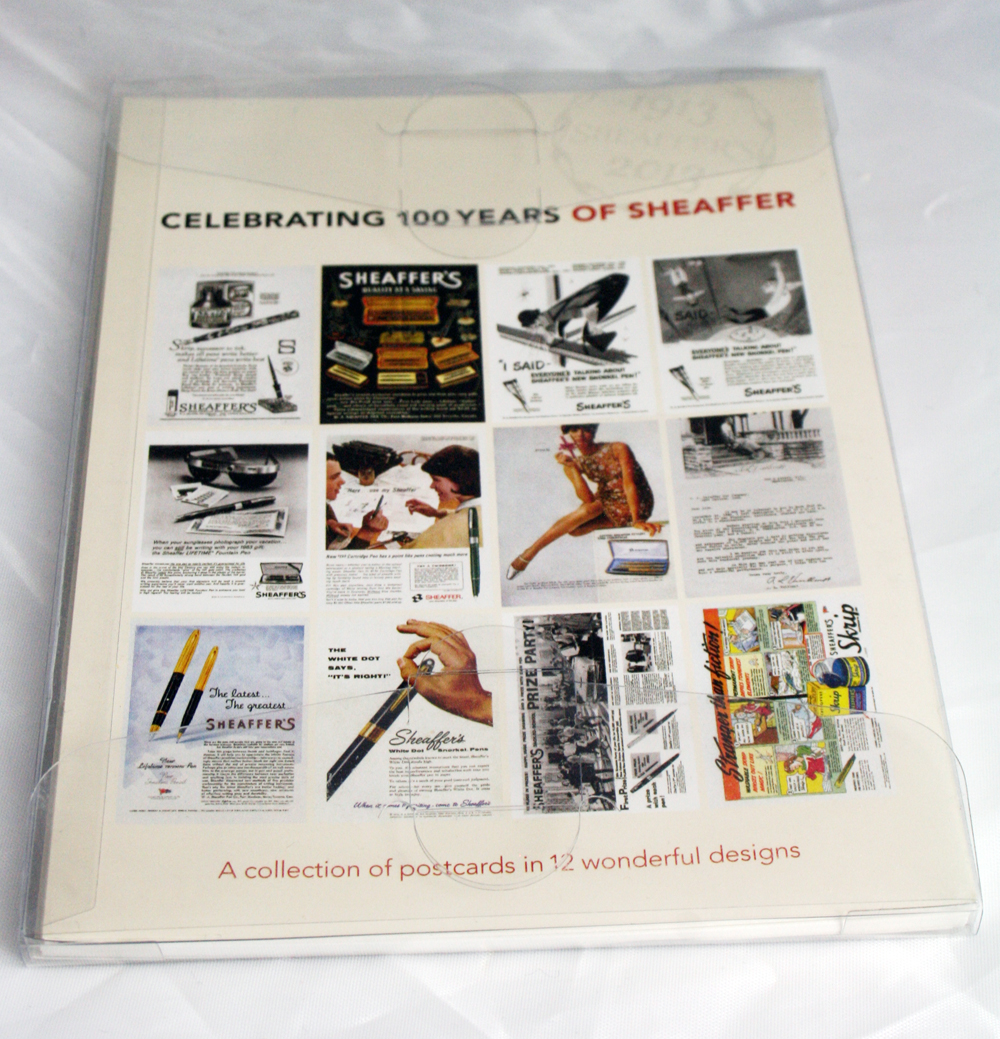 Birthday giveaway, day 6 of 7 – special edition Sheaffer centenary postcards