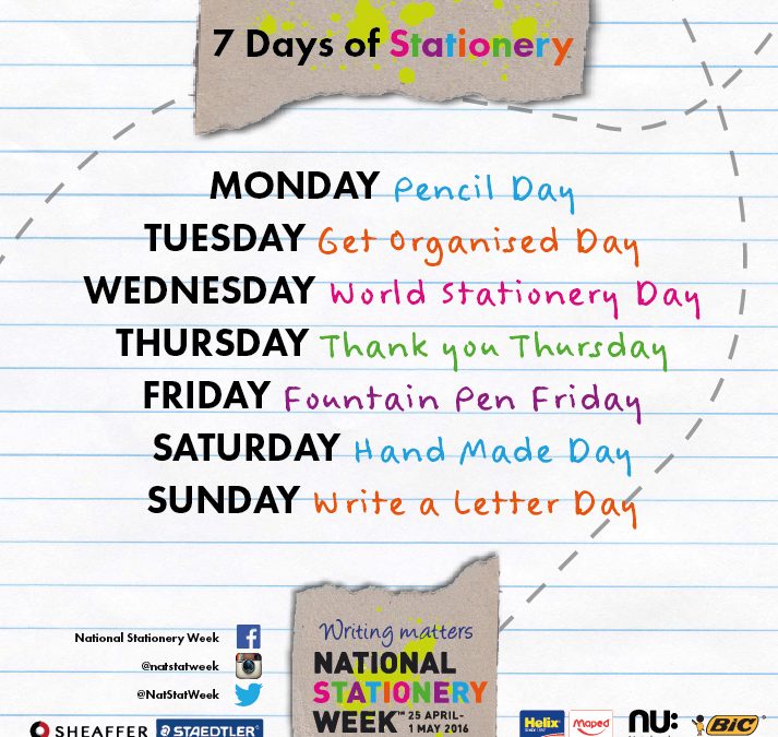 Hello National Stationery Week 2016
