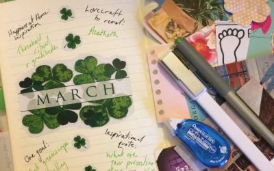 3 tips for creating monthly intention spreads in a bullet journal
