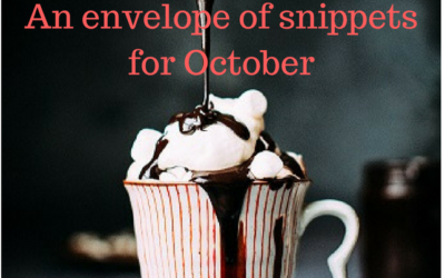 An envelope of snippets for October