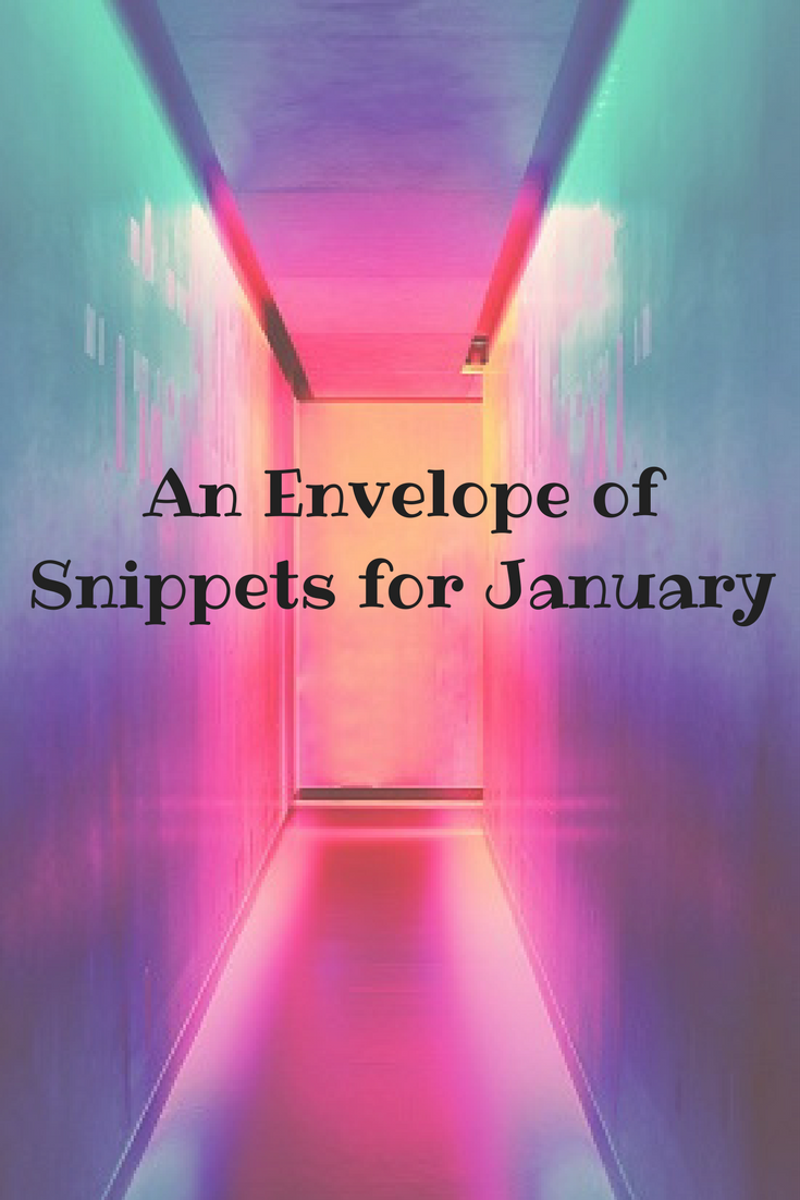 An envelope of snippets - links for January from inkdrops.co.uk - Photo by Efe Kurnaz on Unsplash