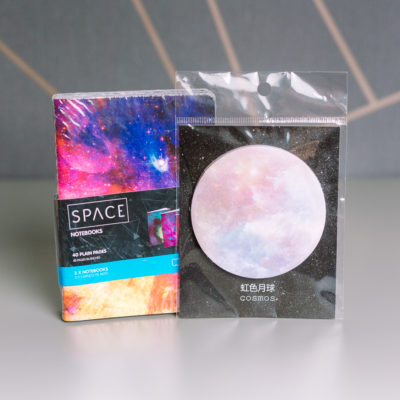 space themed stationery duo | inkdrops.co.uk