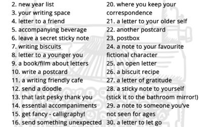 #loverealletters – a 2019 challenge!