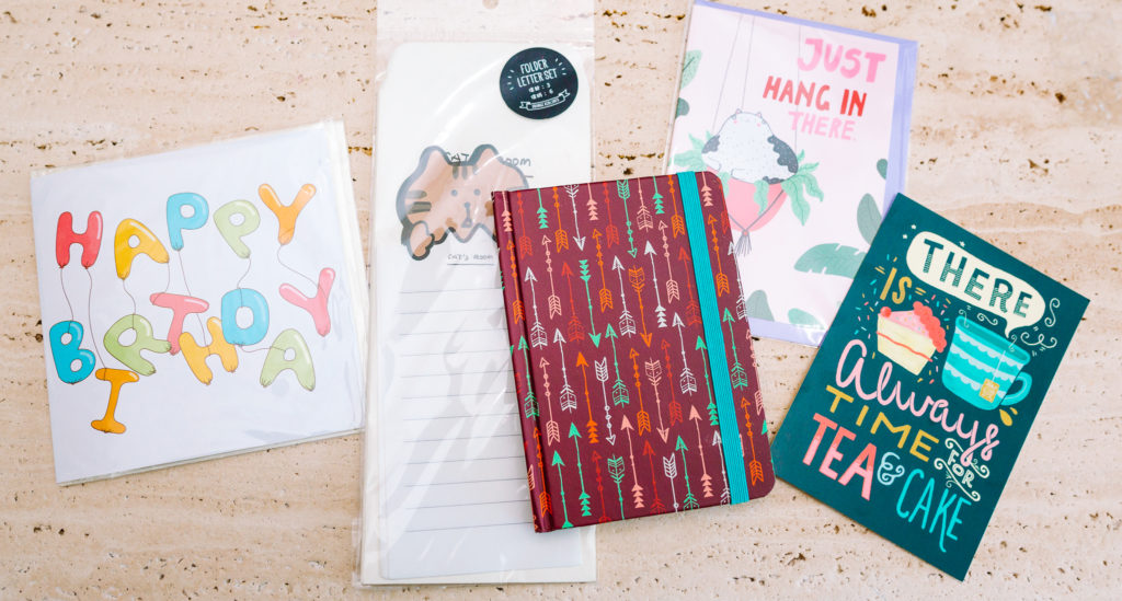 March 2019 selection for Ink Drops Boxes - beautiful stationery by subscription - inkdrops.co.uk