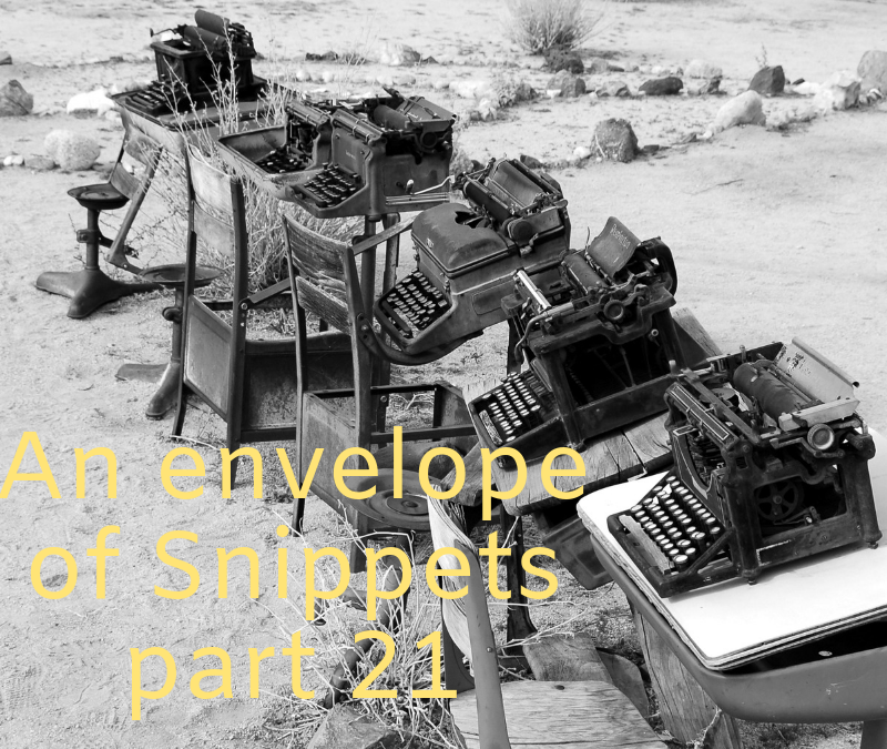 An Envelope of Snippets part 21