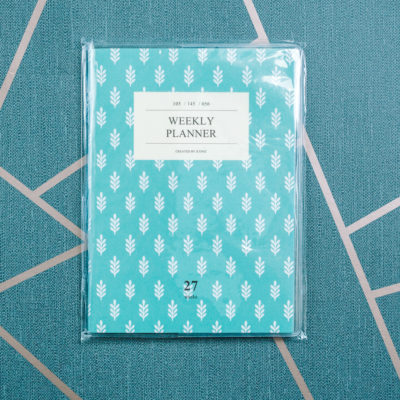 Weekly planner from inkdrops.co.uk - stationery by subscription