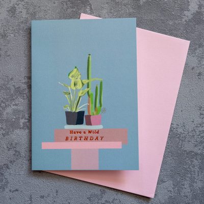 Wild Birthday card - inkdrops.co.uk - stationery makes the world a happier place