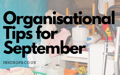 Organisational Tips for September