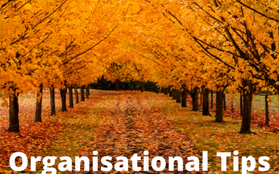 Organisational Tips for November