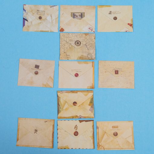 Set of mini printed envelopes - Image 2