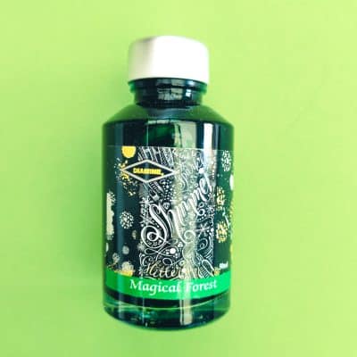 Shimmering fountain pen ink