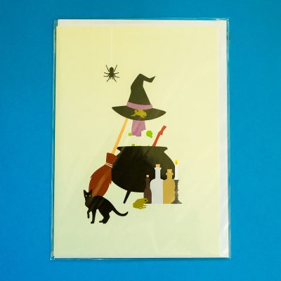 Witch's Cauldron greeting card